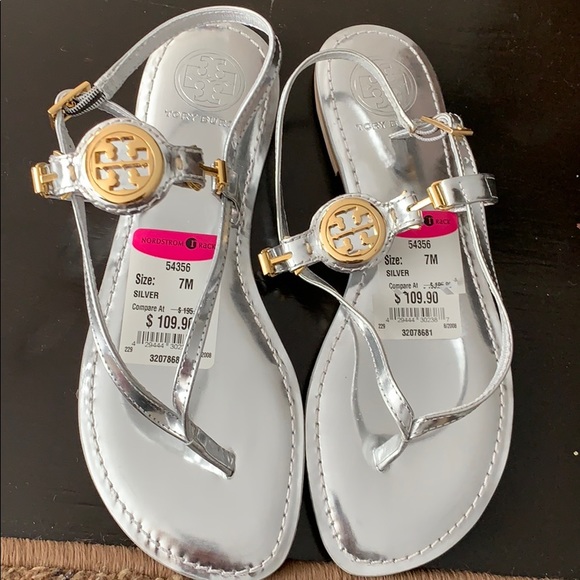 Tory Burch Shoes - Silver Tory Burch sandals